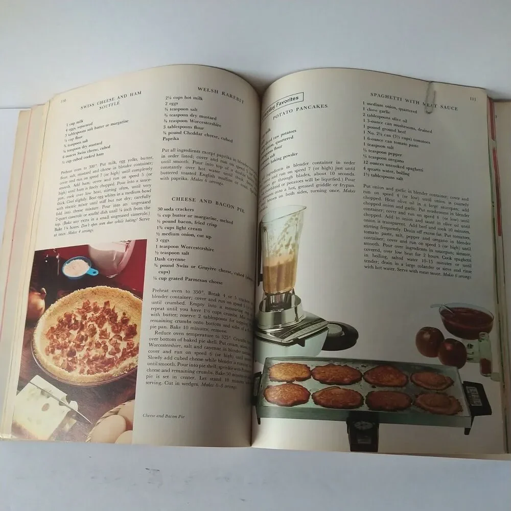 Blender Way To‎ Better Cooking Cookbook - Vtg 1960s Illustrated / ephemera